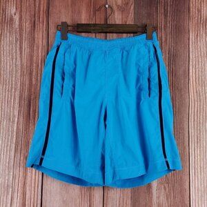 Lululemon Mens Medium 8.5" Inseam Pace Breaker Lined Short Blue Shorts Pockets